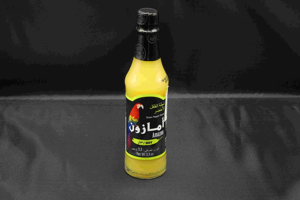 Amazon green pepper souce 3.3oz شطة الفلفل الاخضر